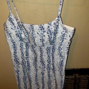 SO COOL USA Patterned blue dress